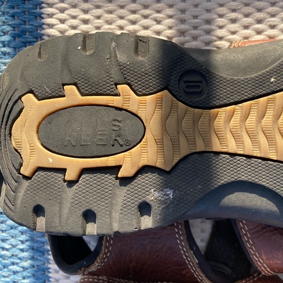 Vintage Falls Creek Cognac Leather Premium Quality Orthopaedic Sandals, GUC, - Picture 4 of 7